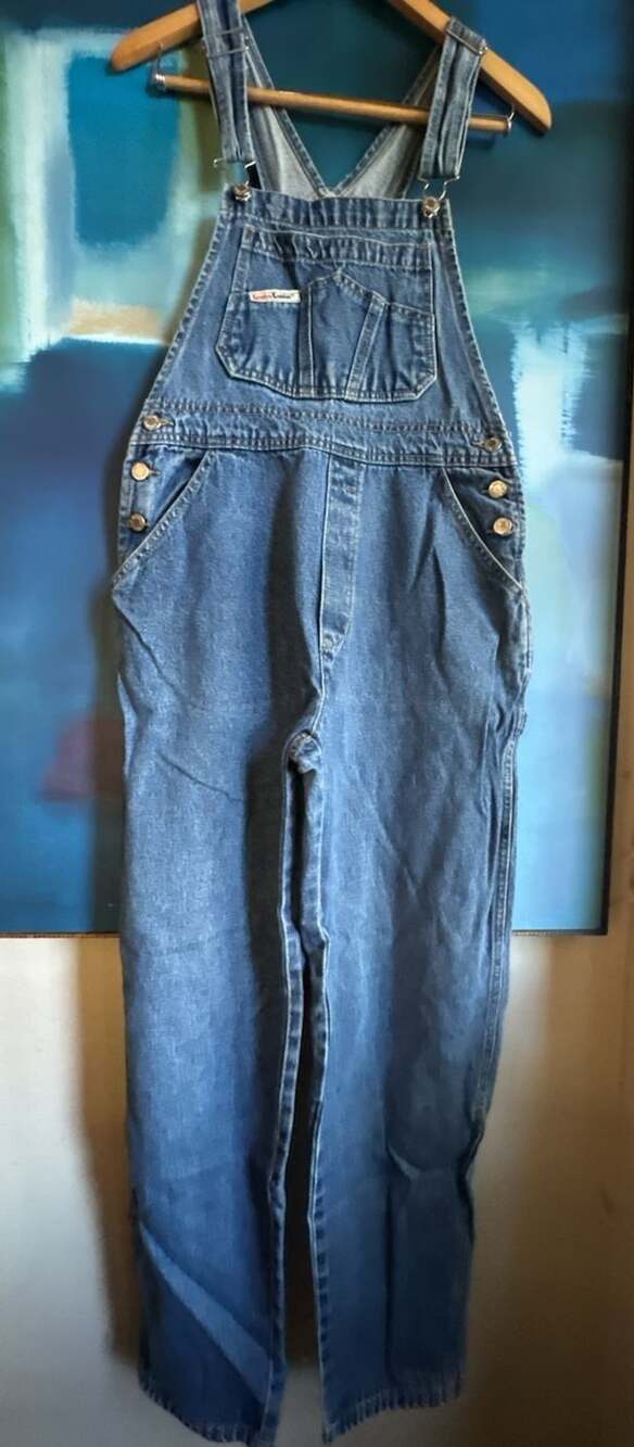 Vintage London London Denim Overalls Blue Cotton